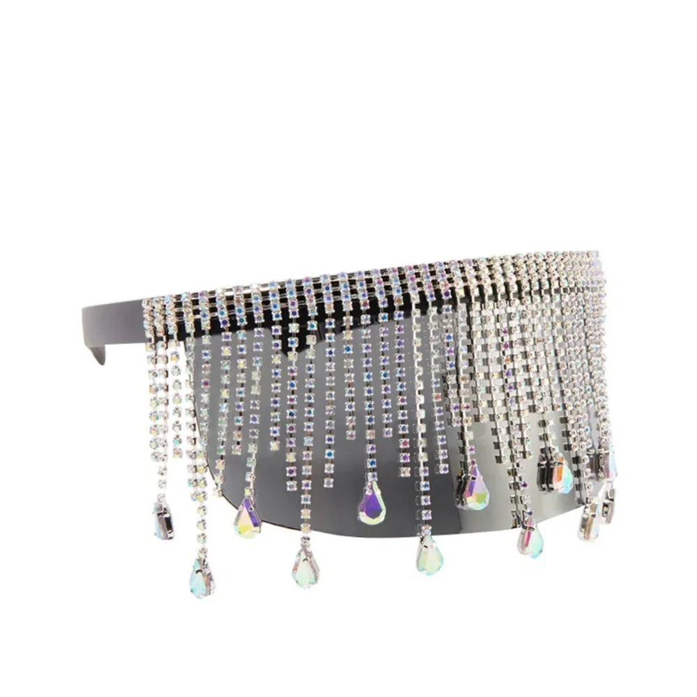 DIAMONDS ARE FOREVER VISOR SUNGLASSES - O/S - Picture 3 of 3